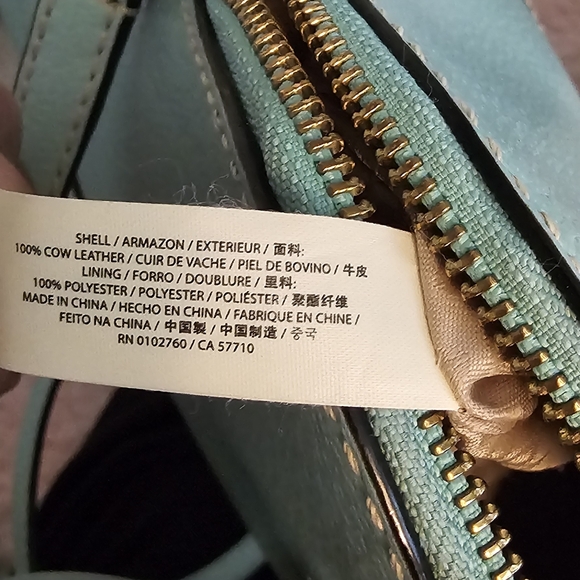 Kate Spade Mint Green Leather Wellesley Rachelle Shoulder Bag - Picture 10 of 15